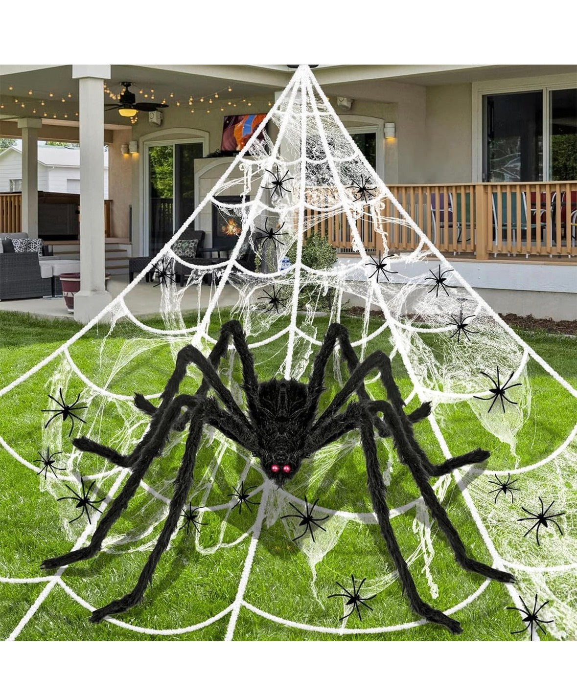 5M Spinnennetz Deko für Helloween (Helloween Dekoration)