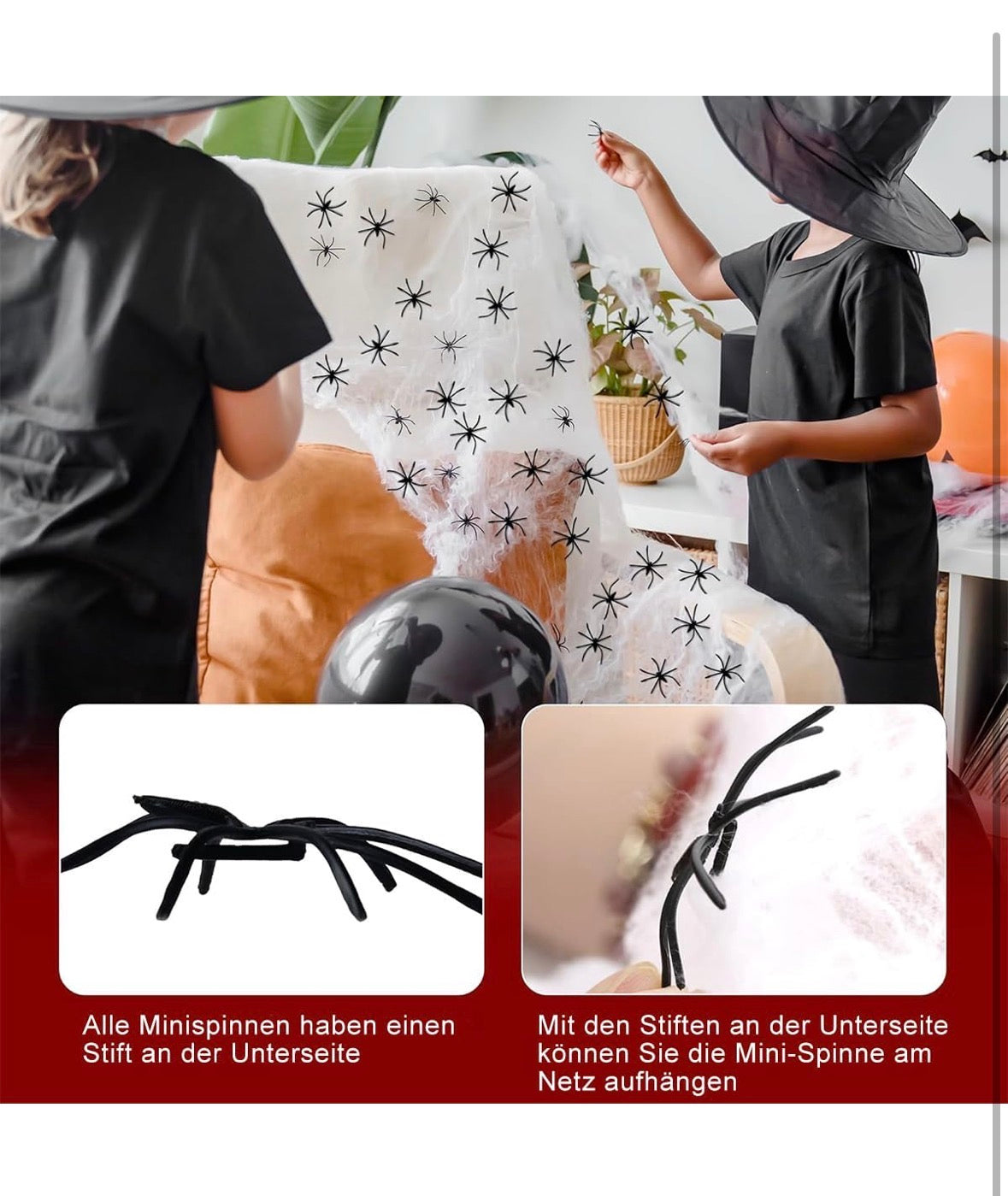 5M Spinnennetz Deko für Helloween (Helloween Dekoration)