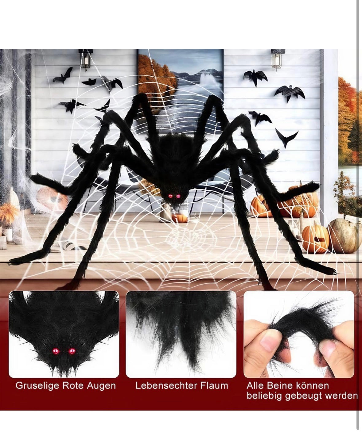 5M Spinnennetz Deko für Helloween (Helloween Dekoration)