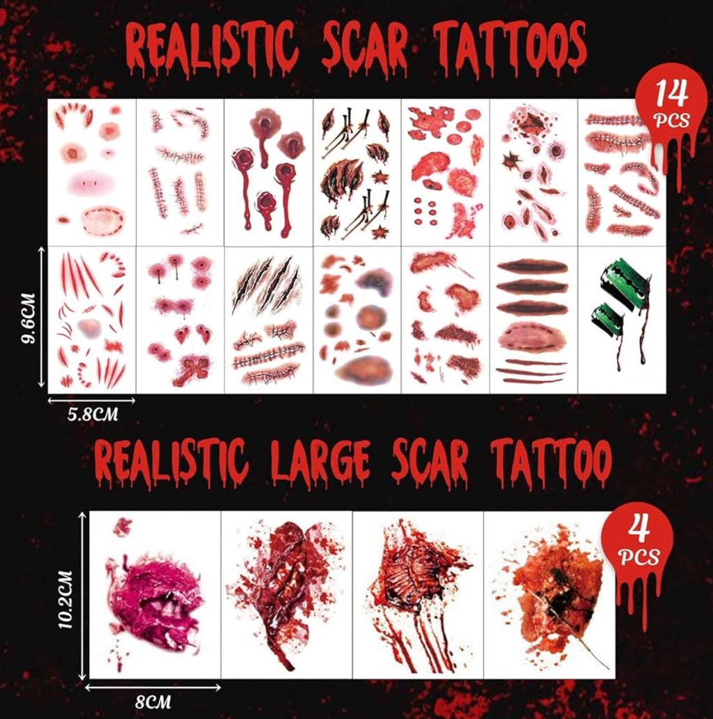 Narben Wunden Tattoo