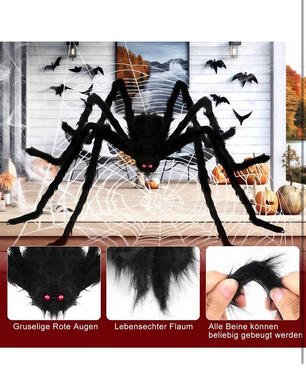5M Spinnennetz Deko für Helloween (Helloween Dekoration)